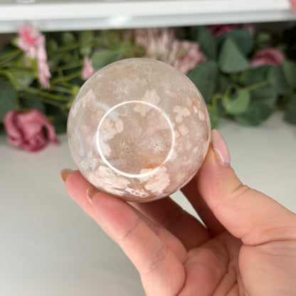 Flower Agate Sphere