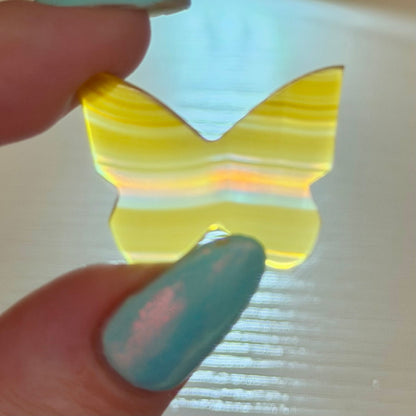 Iris Agate Butterflies