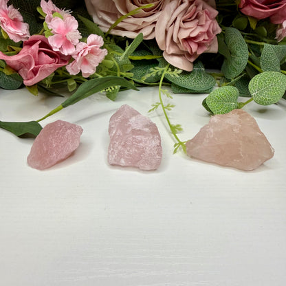 Raw Rose Quartz Chunks