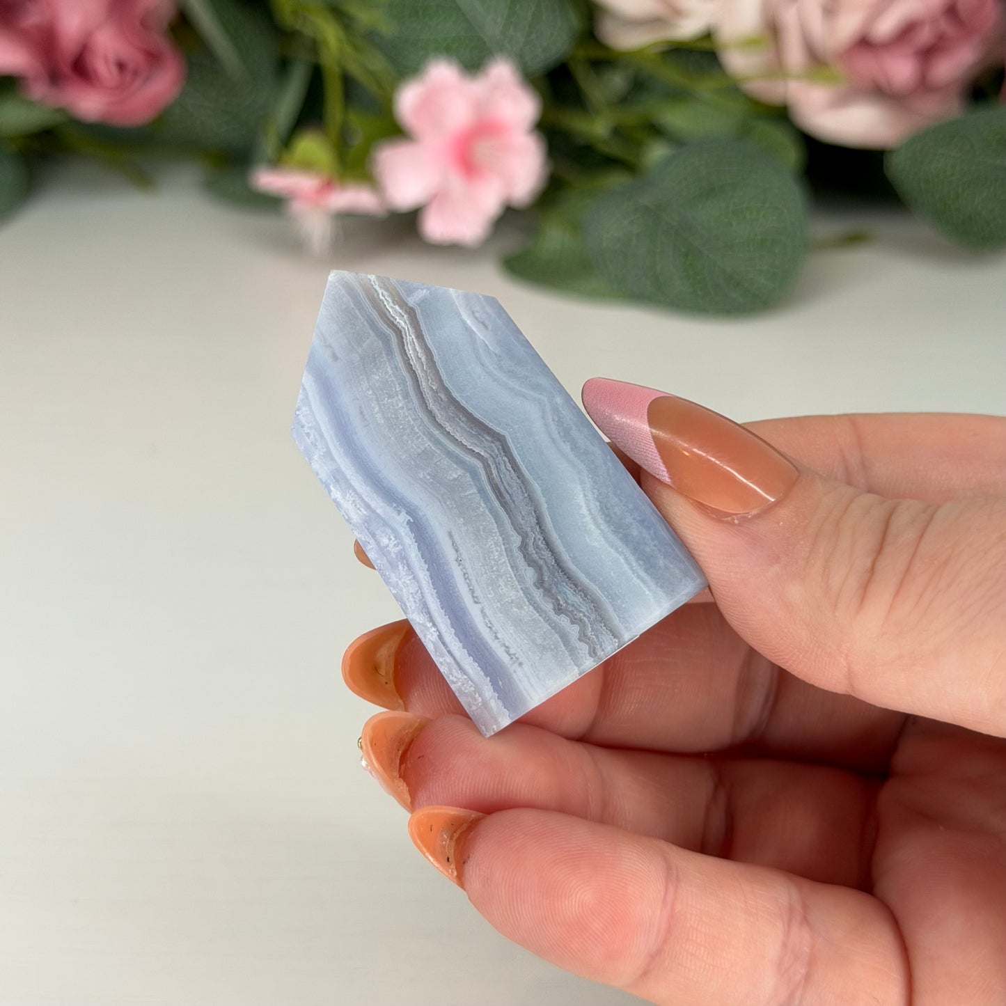 Blue Lace Agate Towers