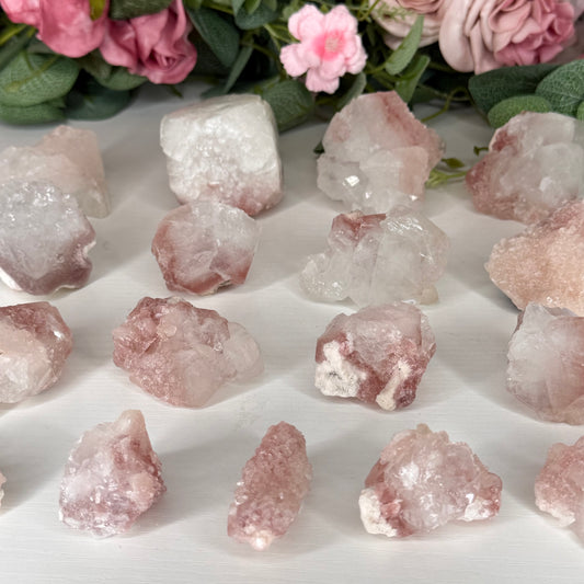 Apophyllite With Pink Chacedony