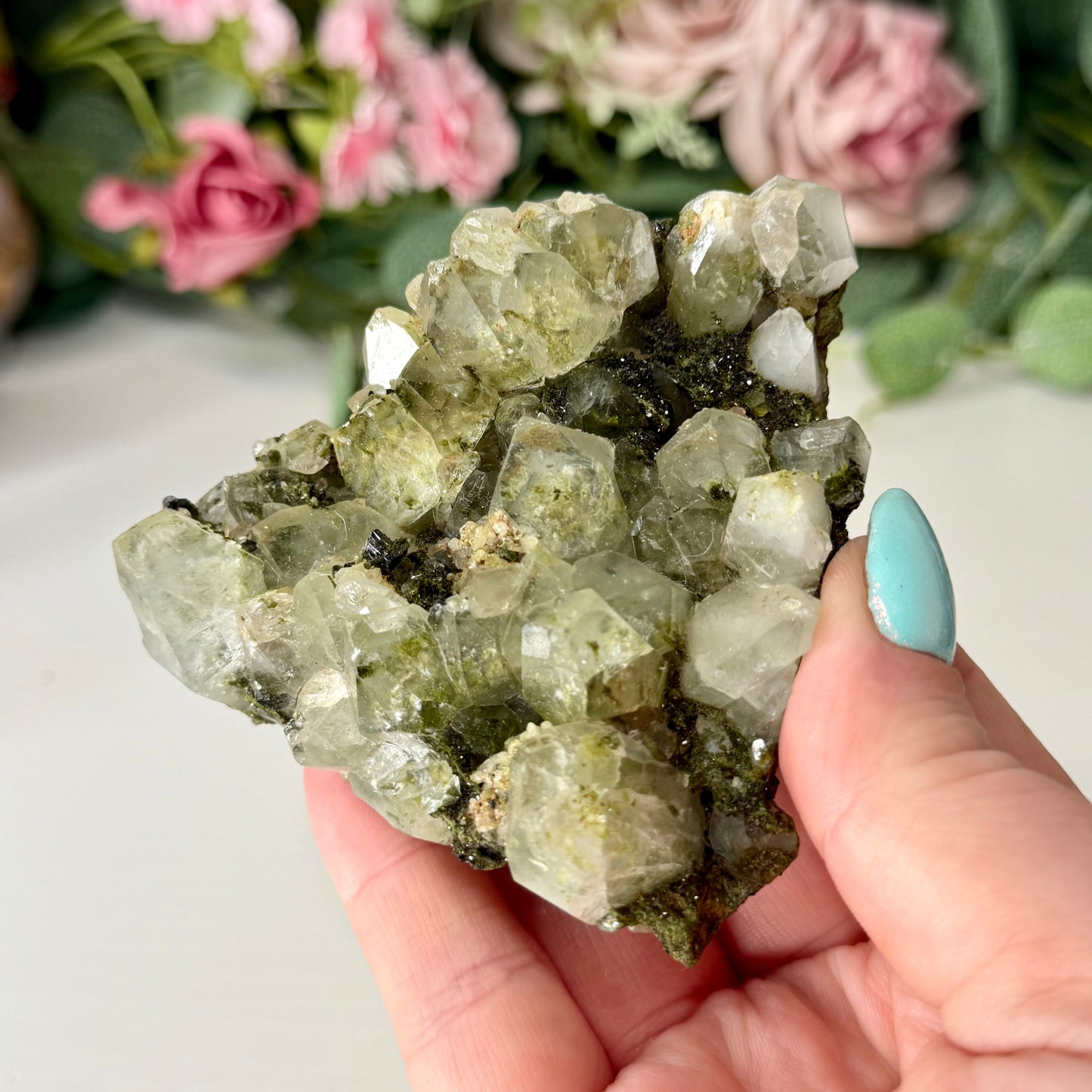 Epidote With Quartz