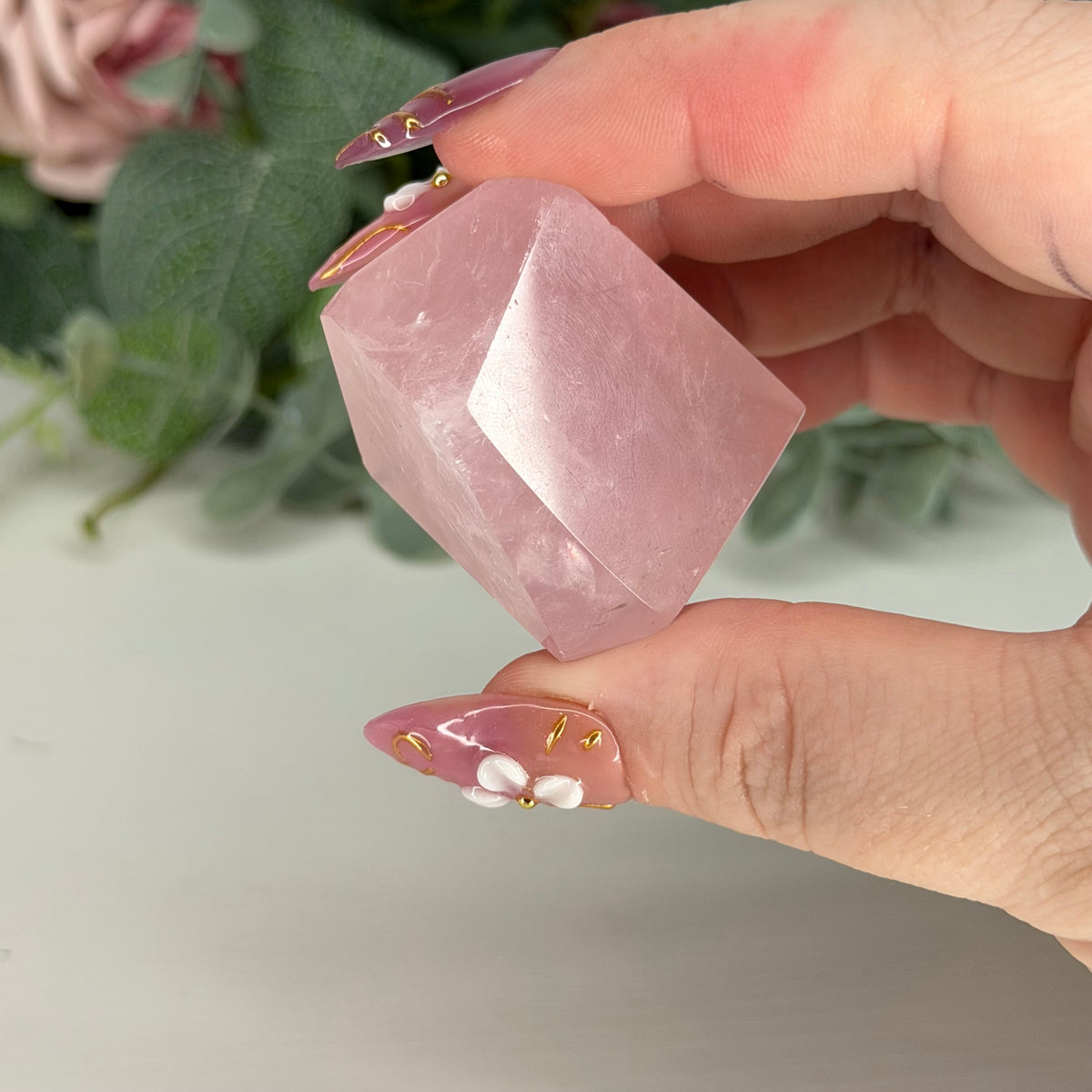 Jelly Rose Quartz Freeform