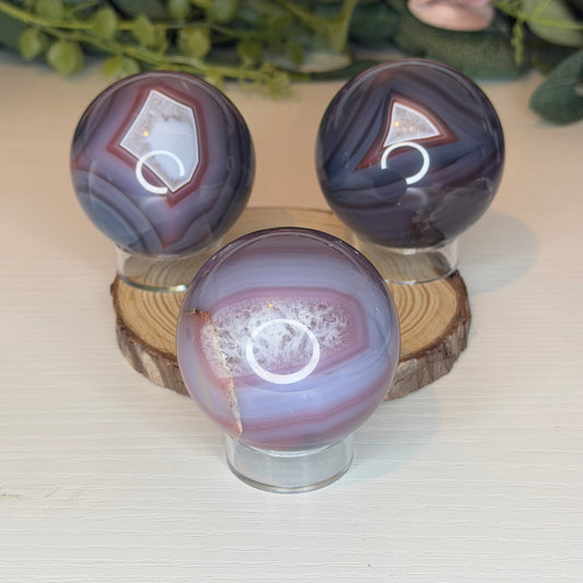 Swazi Agate Spheres