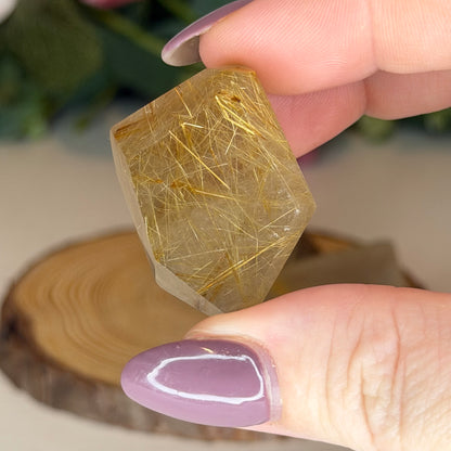 Golden Rutile Freeforms