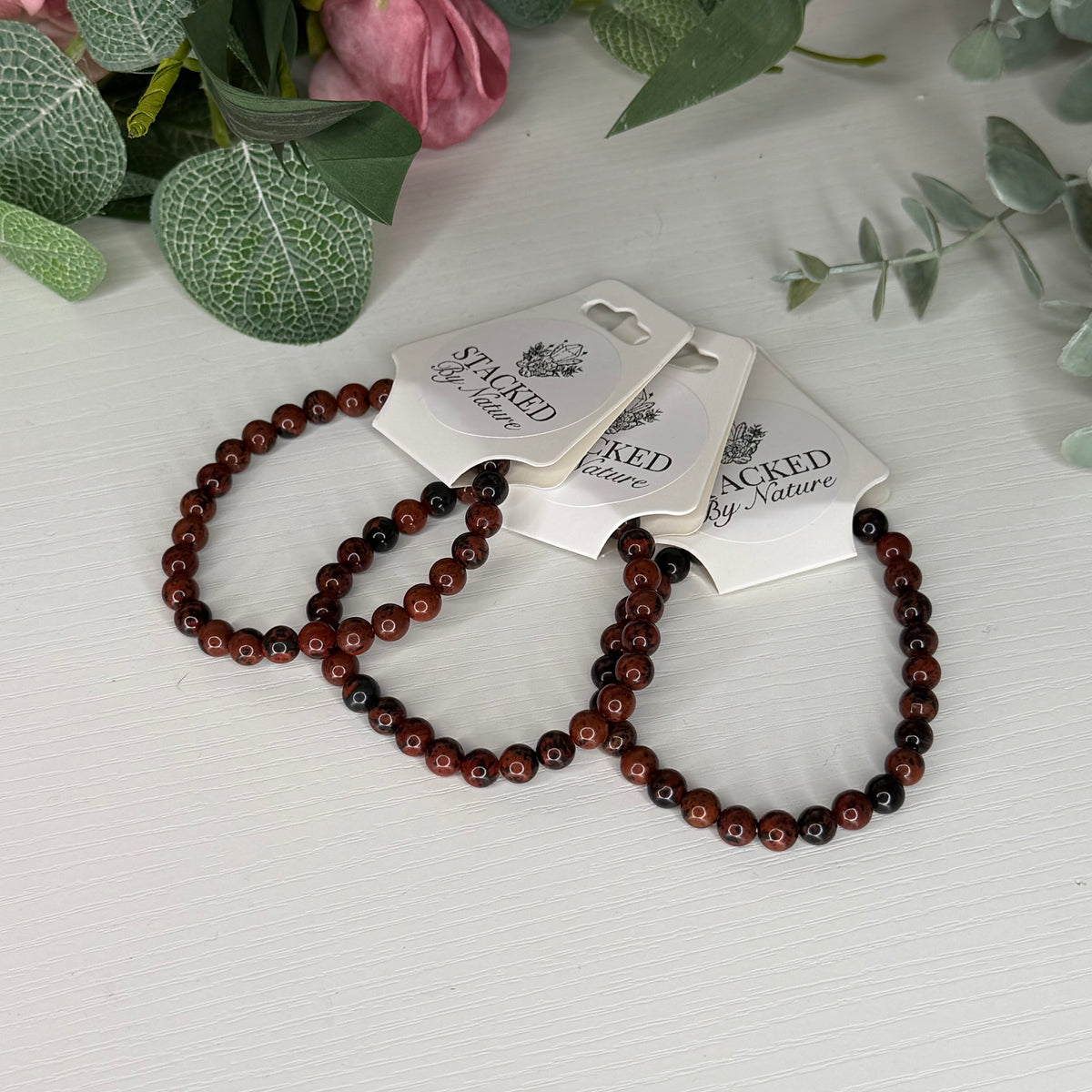 Mahogany Obsidian Bracelet (6mm)
