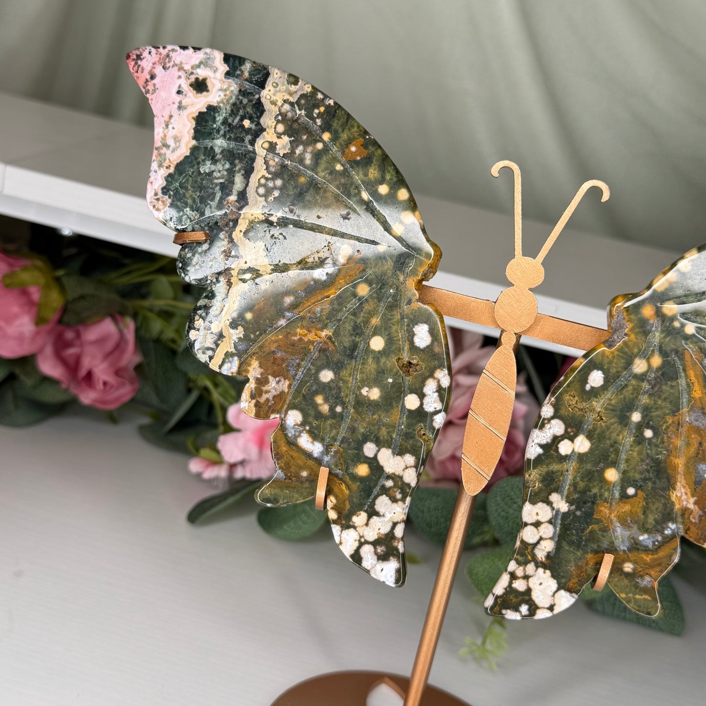 Ocean Jasper Butterfly Wings B