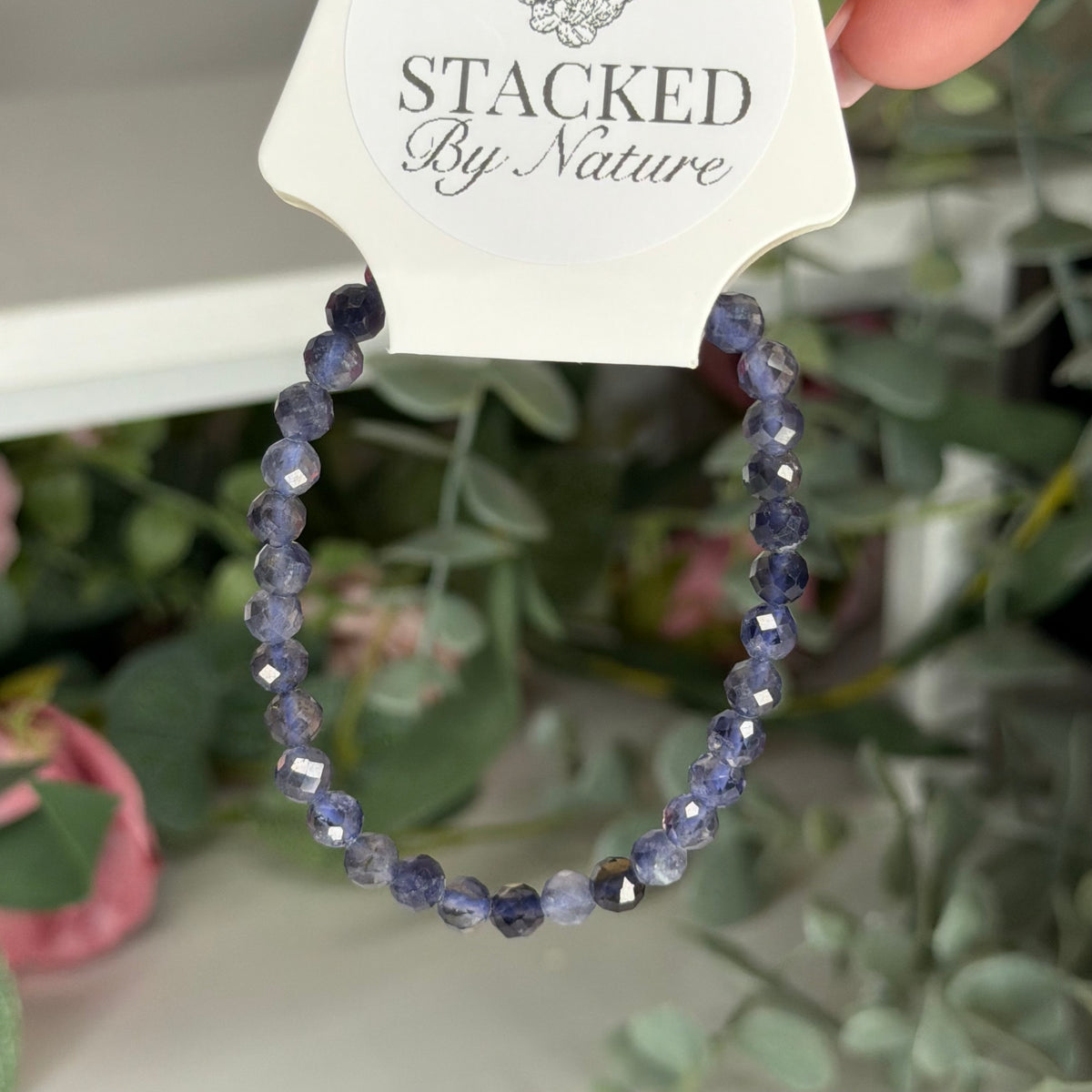 Iolite Faceted Bracelet (5mm)