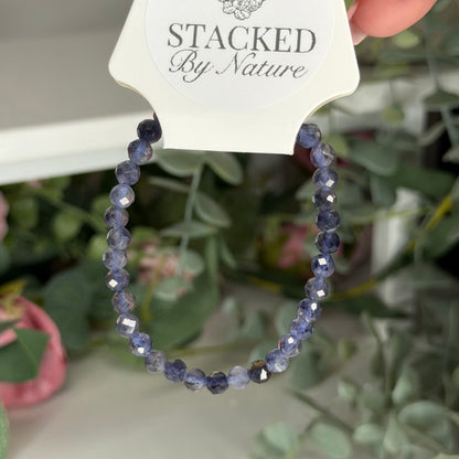 Iolite Faceted Bracelet (5mm)