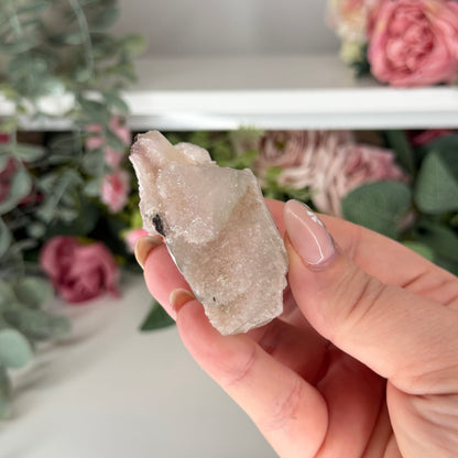 Pink Apophyllie with Stilbite