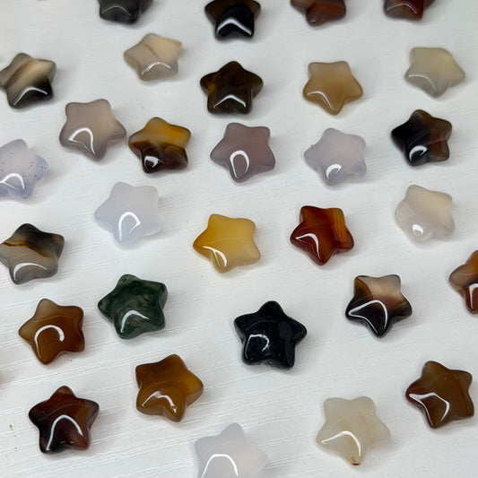 Mixed Agate Mini Stars (Intuitively Chosen)