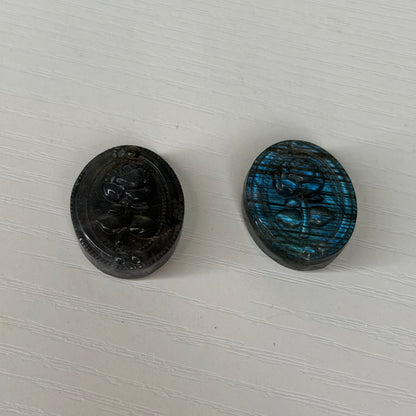 Labradorite Rose Cabs