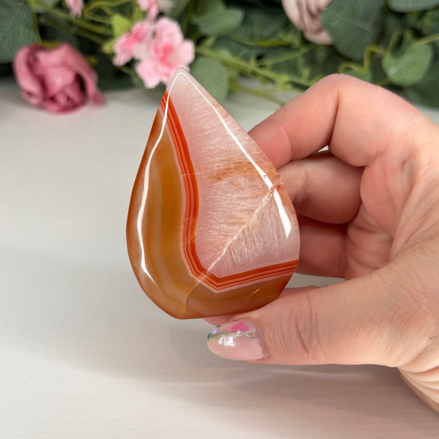 Carnelian Teardrops