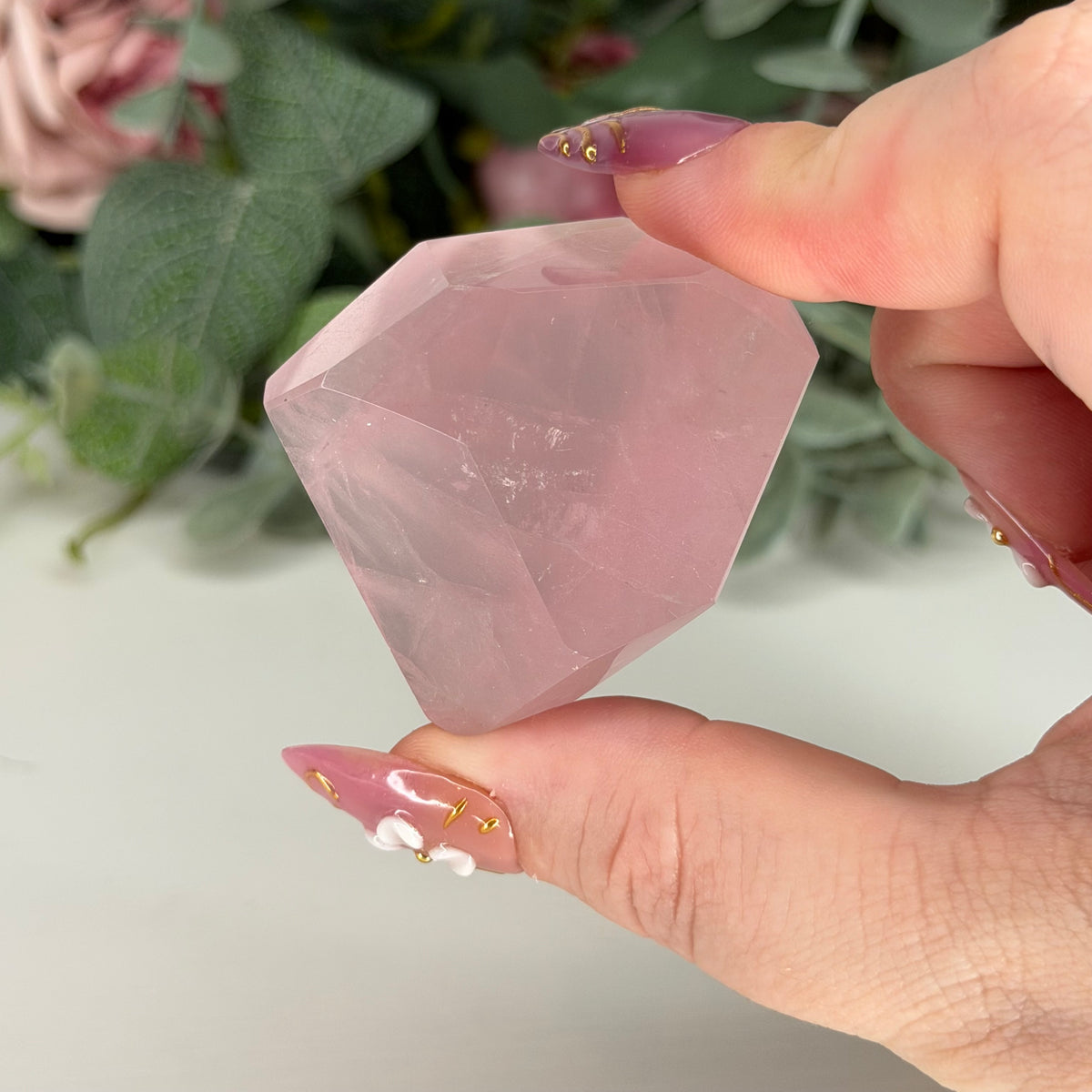 Jelly Rose Quartz Freeform