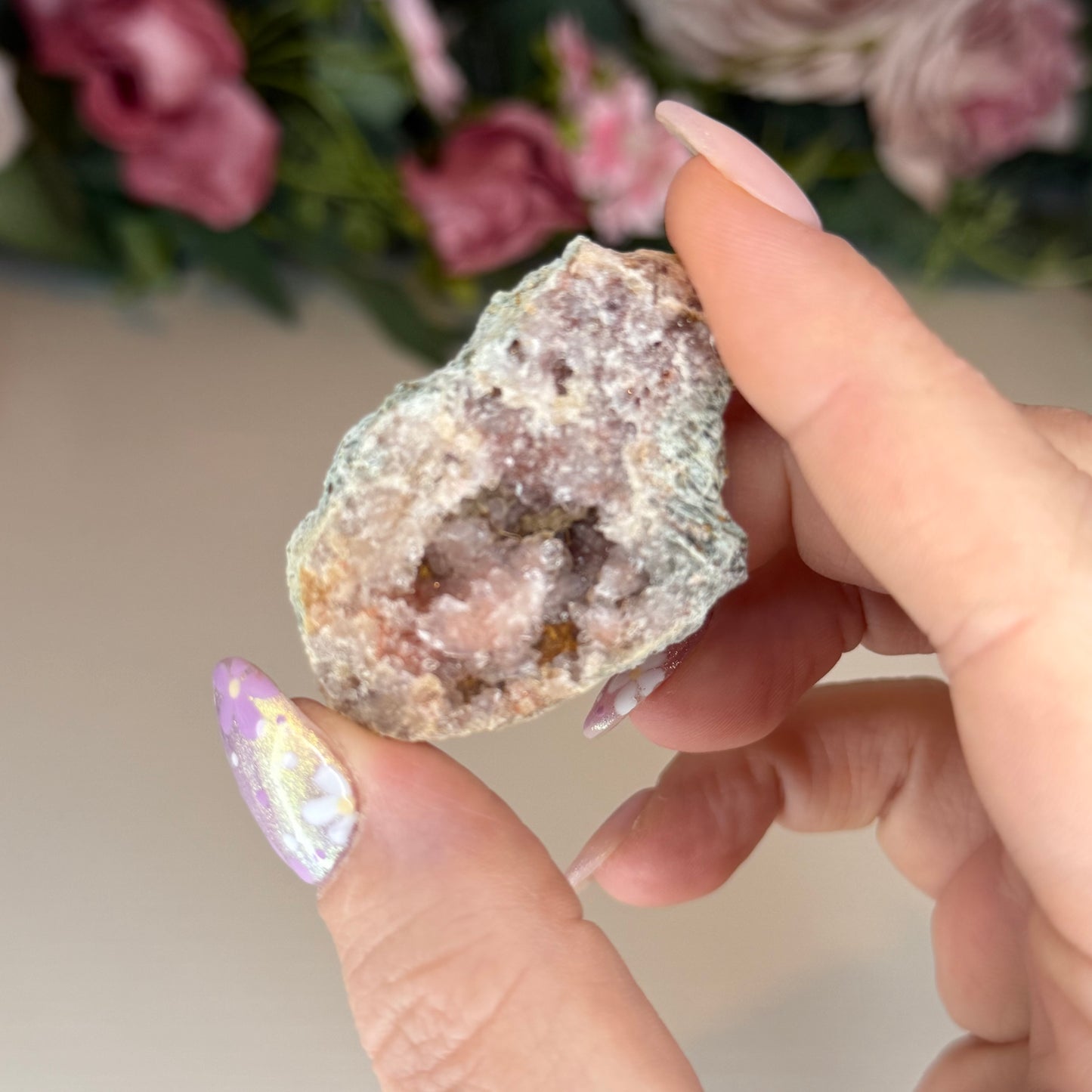Raw Pink Amethyst Clusters
