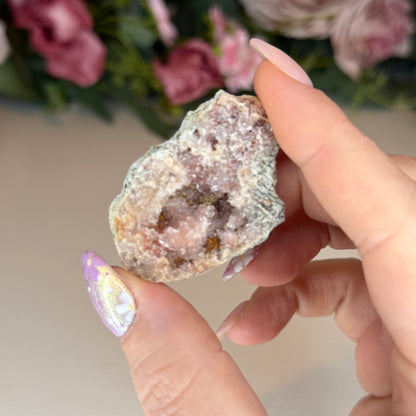 Raw Pink Amethyst Clusters
