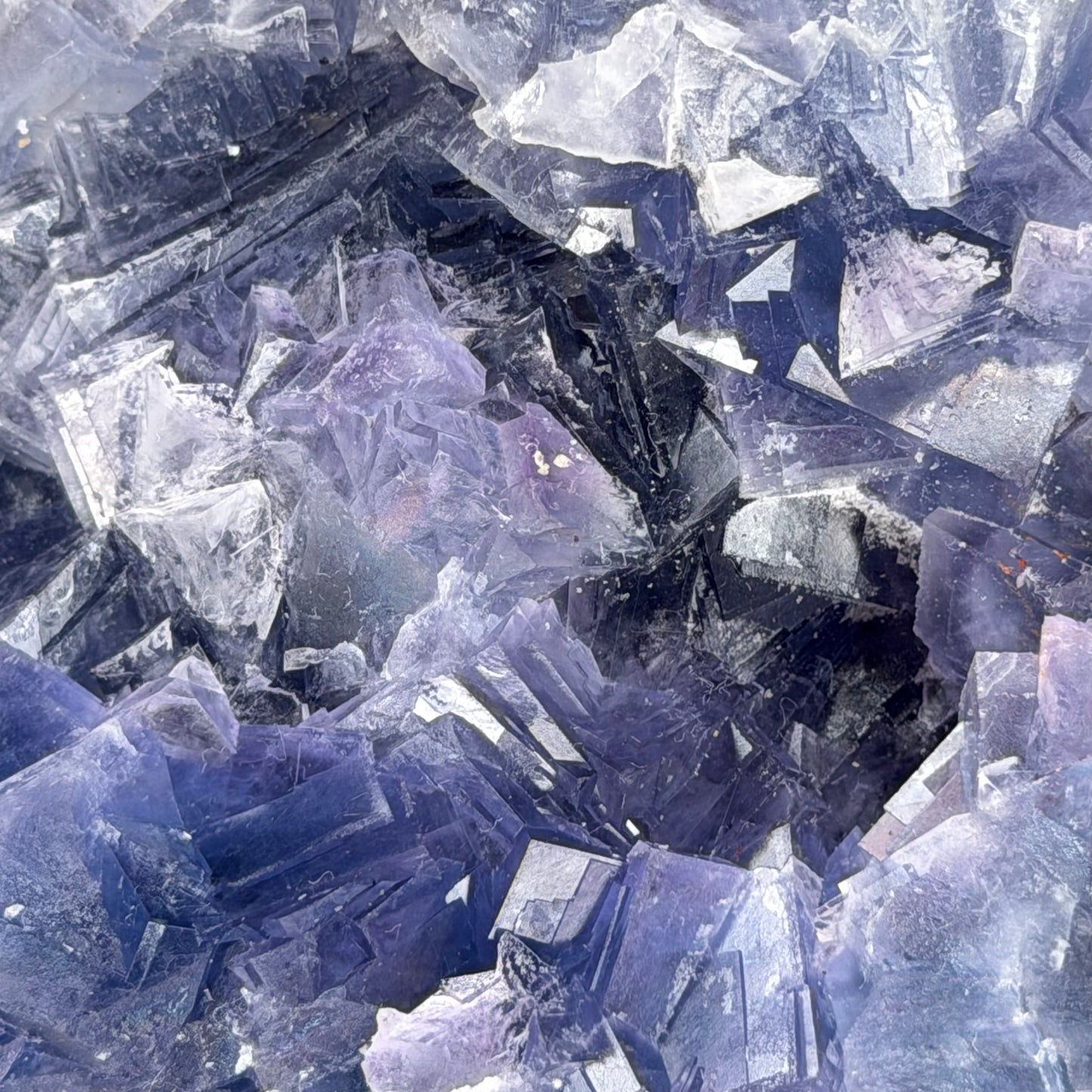 Blue Fluorite Specimen Stand Included