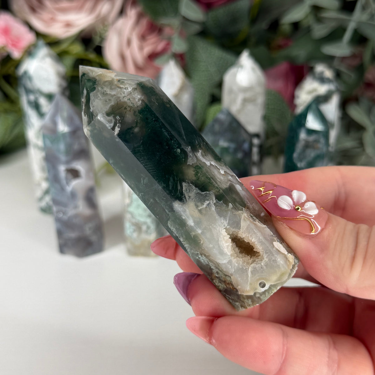 Moss Agate Towers