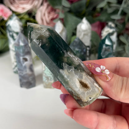 Moss Agate Towers