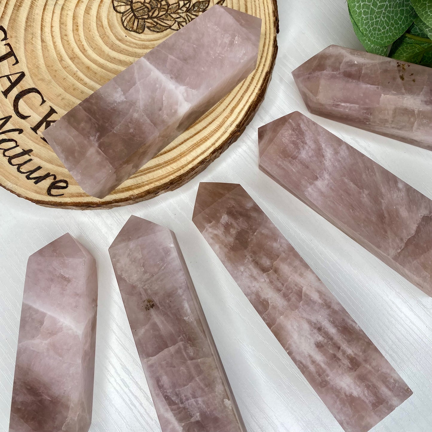 Dusty Pink Tourmaline Towers
