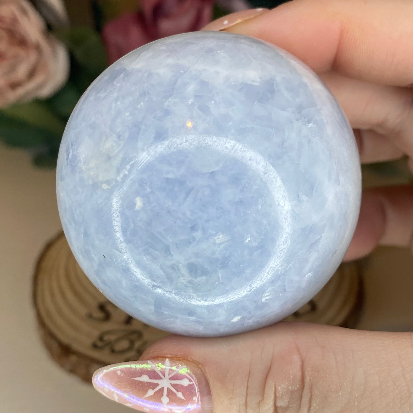 Blue Calcite Spheres