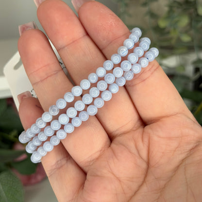 Blue Lace Agate (4mm)