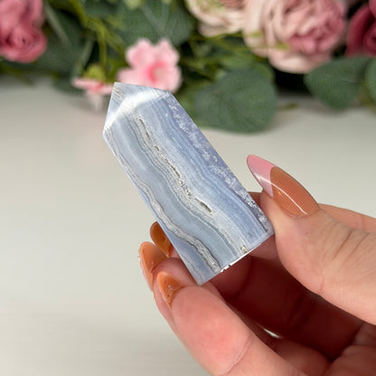 Blue Lace Agate Towers
