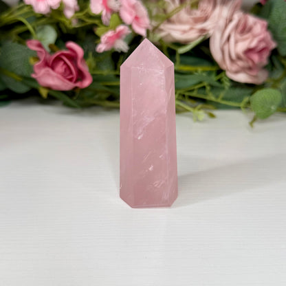 Jelly Rose Quartz Towers