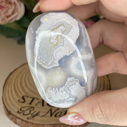 Mexican Lace Agate Palmstones
