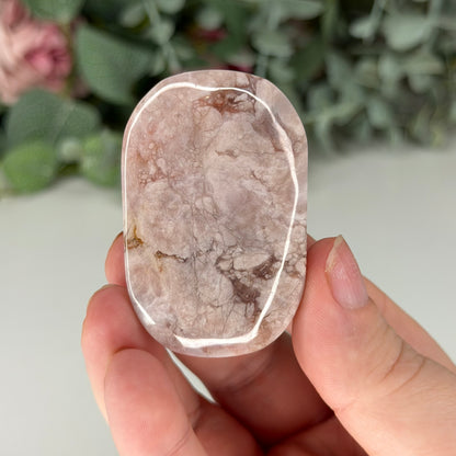 Flower Agate Palmstones