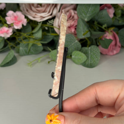 Agate Slice on Stand H