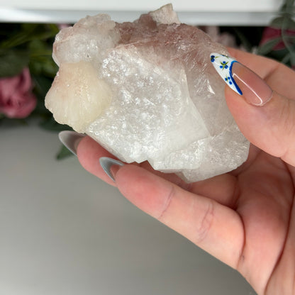 Apophyllite With Pink Chalcedony Z