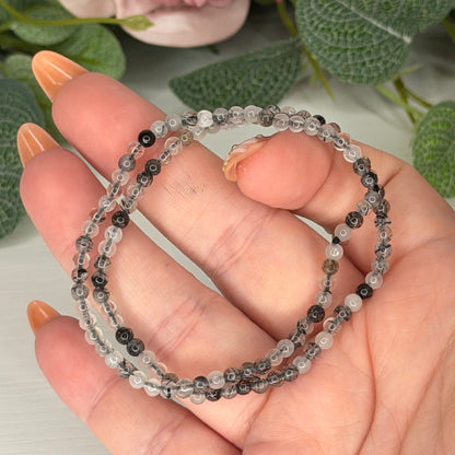 Tourmaline In Quartz Bracelet