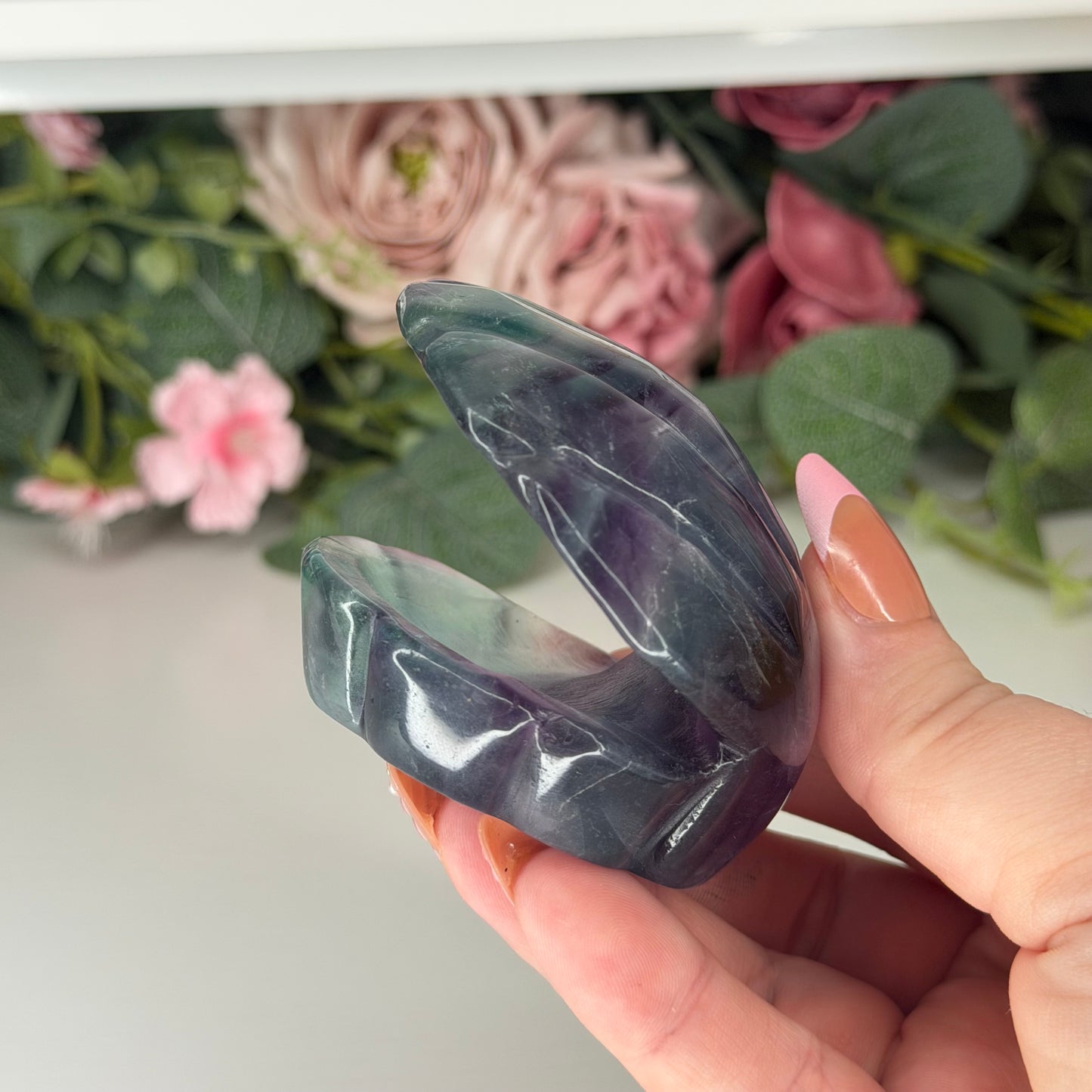 Fluorite Clam Shell
