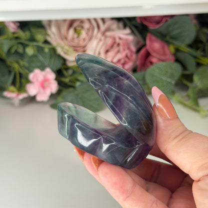 Fluorite Clam Shell