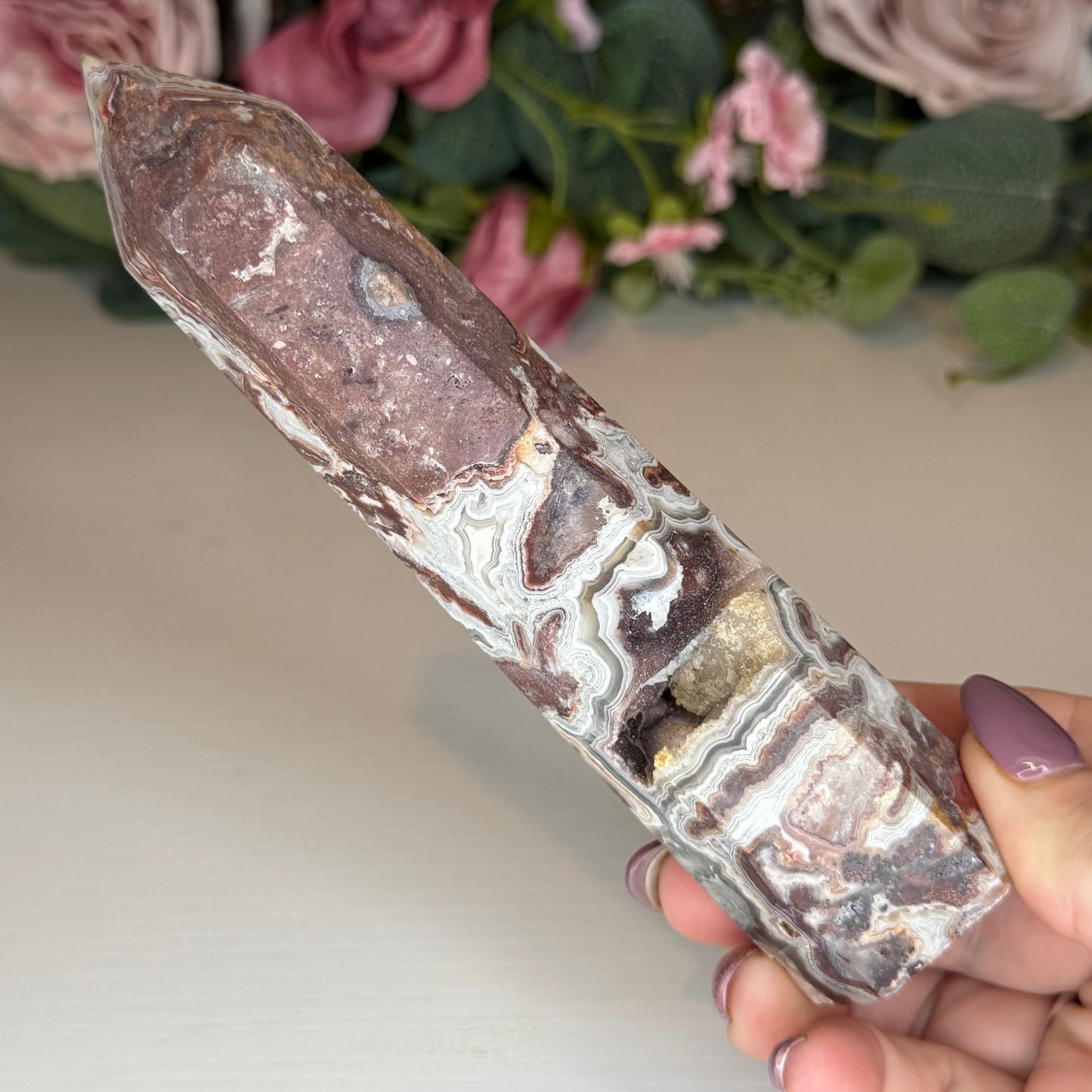 Mexican Lace Agate Towers