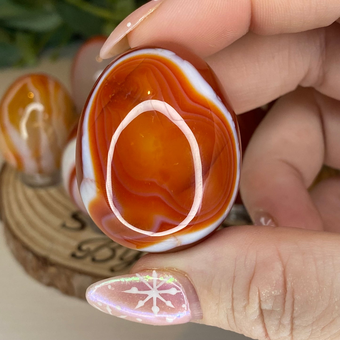 Carnelian Egg (Intuitively Chosen)