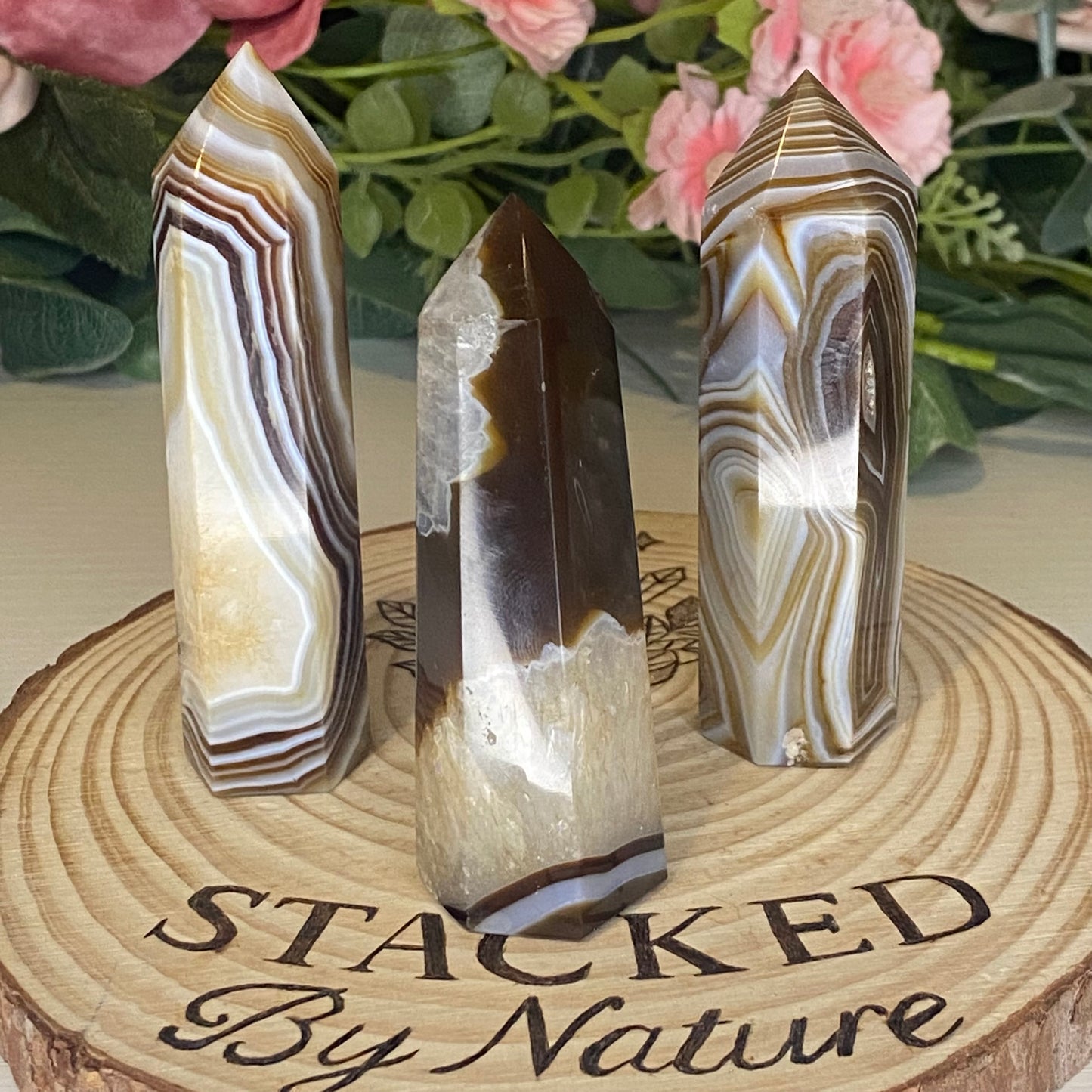 Chocolate Agate Towers