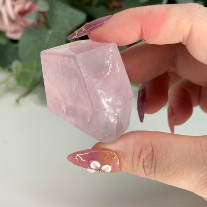 Jelly Rose Quartz Freeform