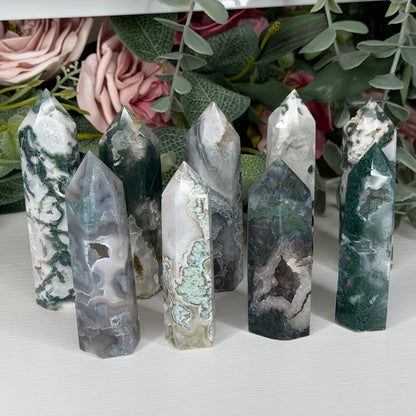 Moss Agate Towers
