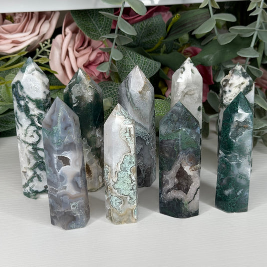 Moss Agate Towers