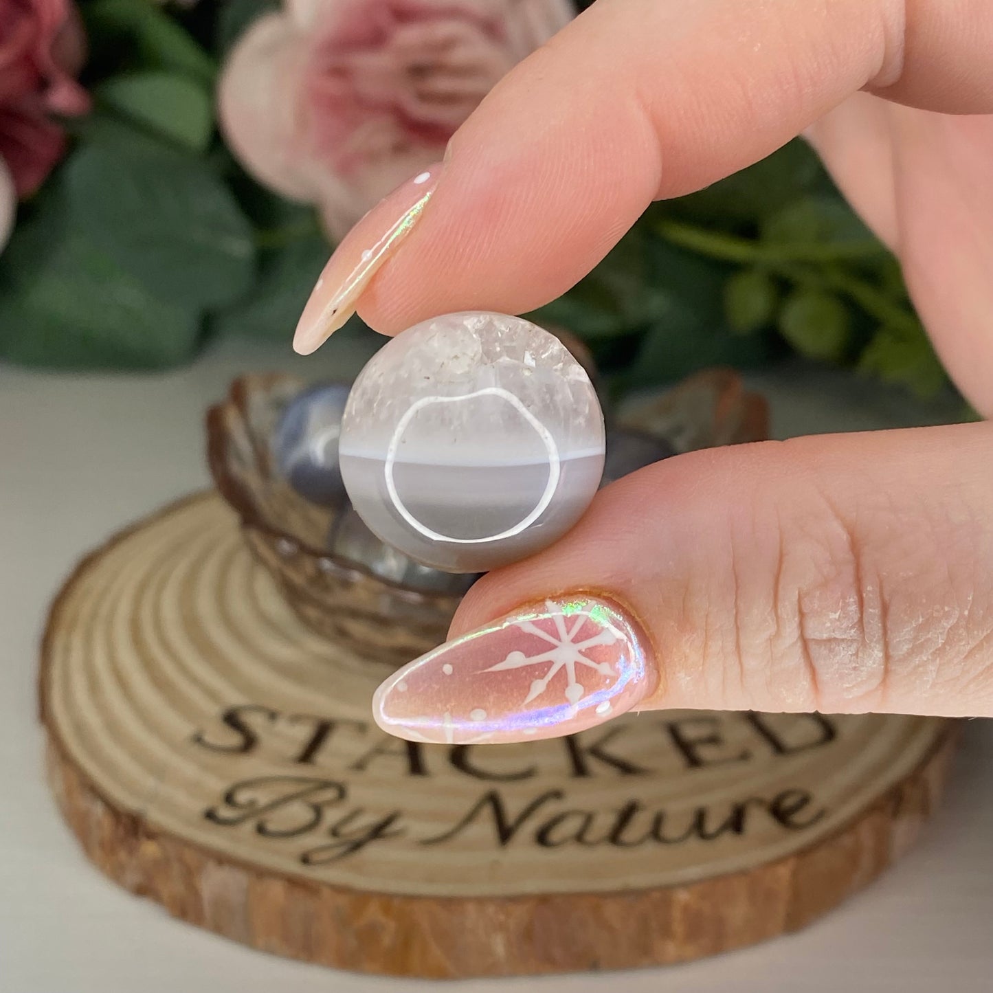 Druzy Agate mini Sphere (Intuitively Chosen)