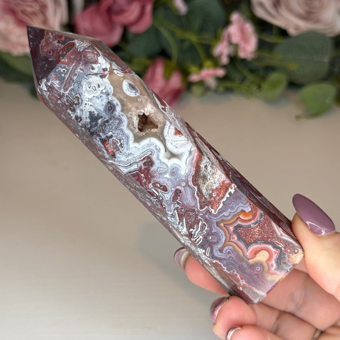 Mexican Lace Agate Towers