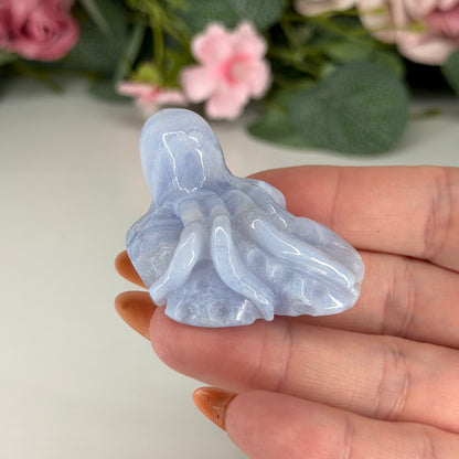 Blue Lace Agate Octopus