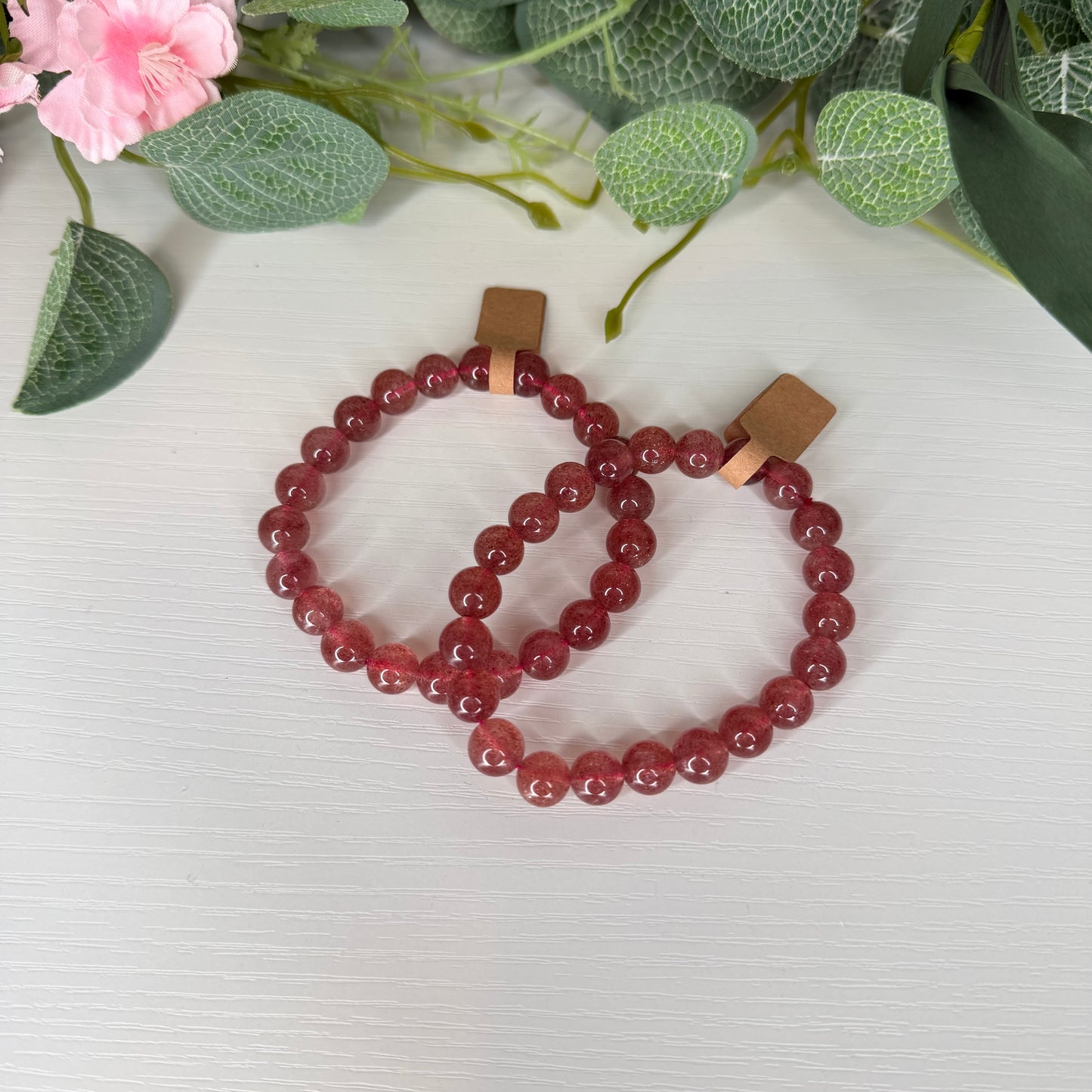 Strawberry Quartz Bracelets