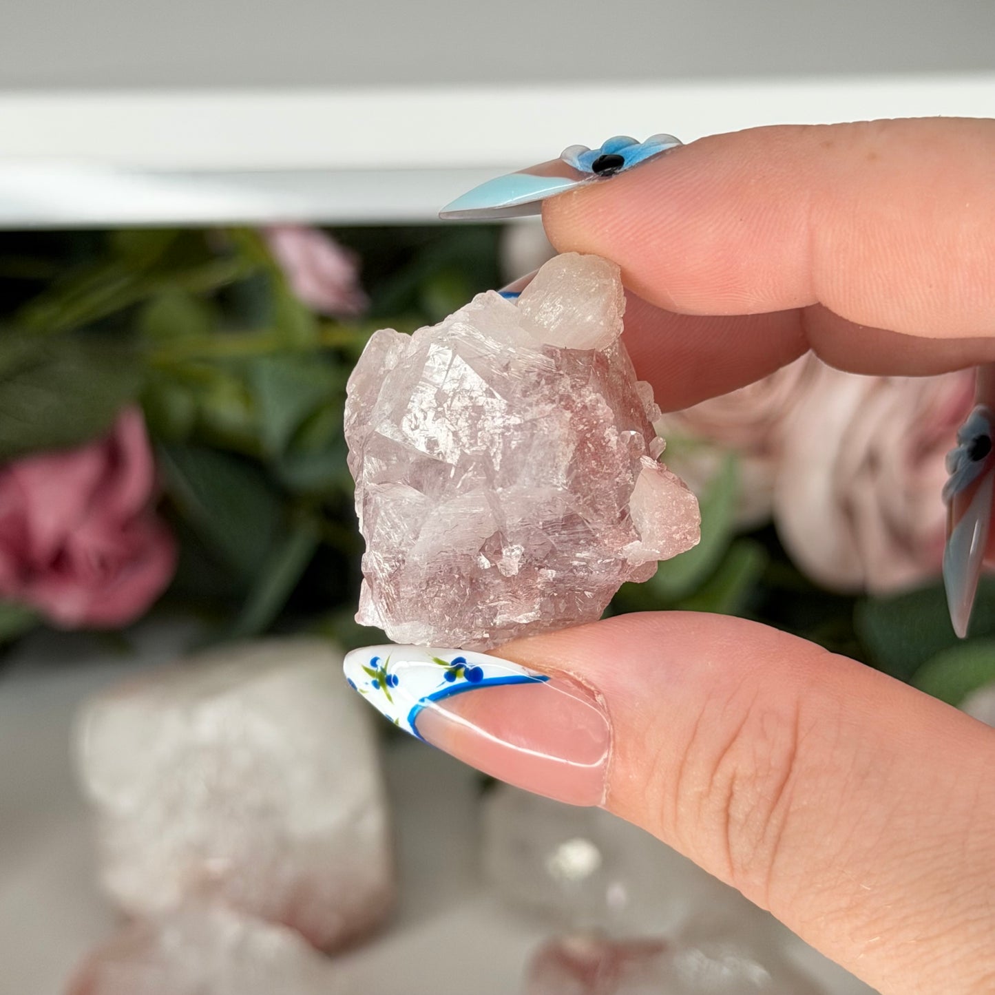 Apophyllite With Pink Chacedony