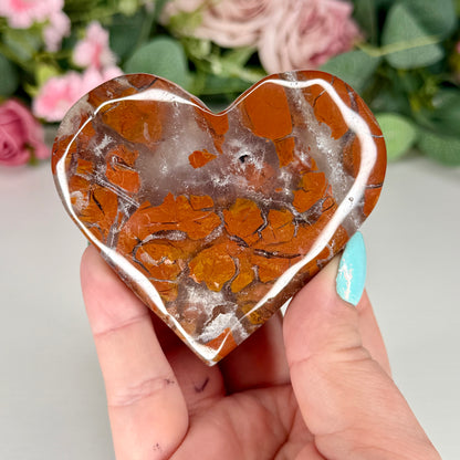 Brecciated Jasper Hearts