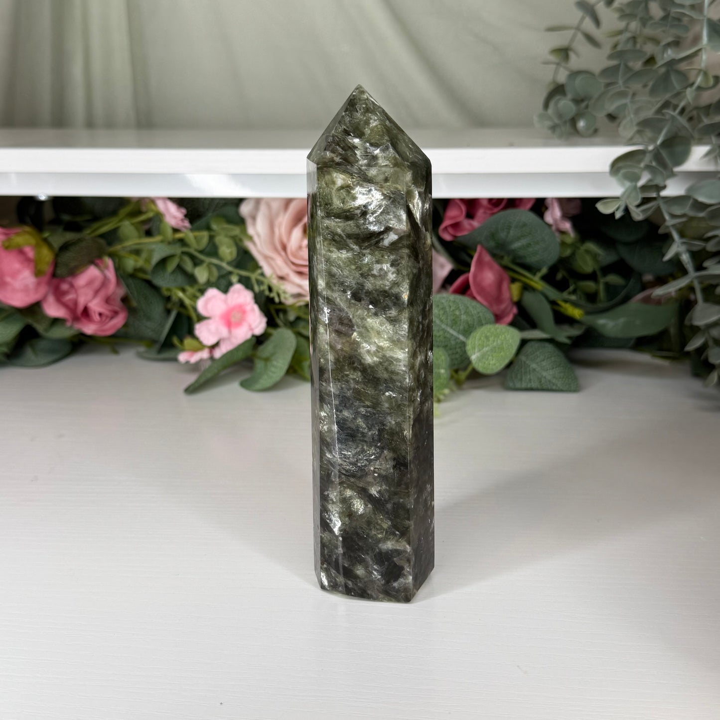 Green Mica Statement Towers (Imperfect)
