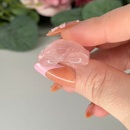 Rose Quartz Crab