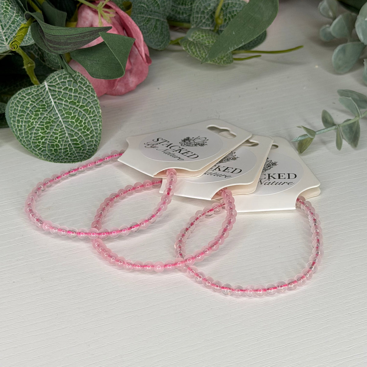 Rose Quartz Bracelet (4mm)